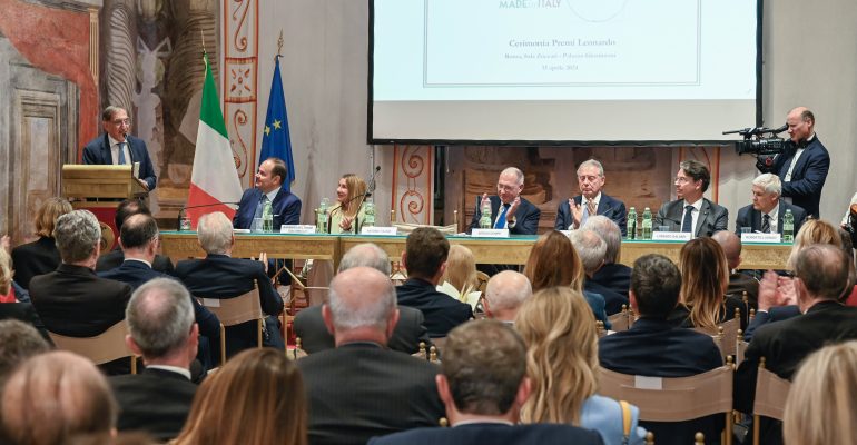 Cerimonia Premi Leonardo – Giornata Nazionale del Made in Italy 2024